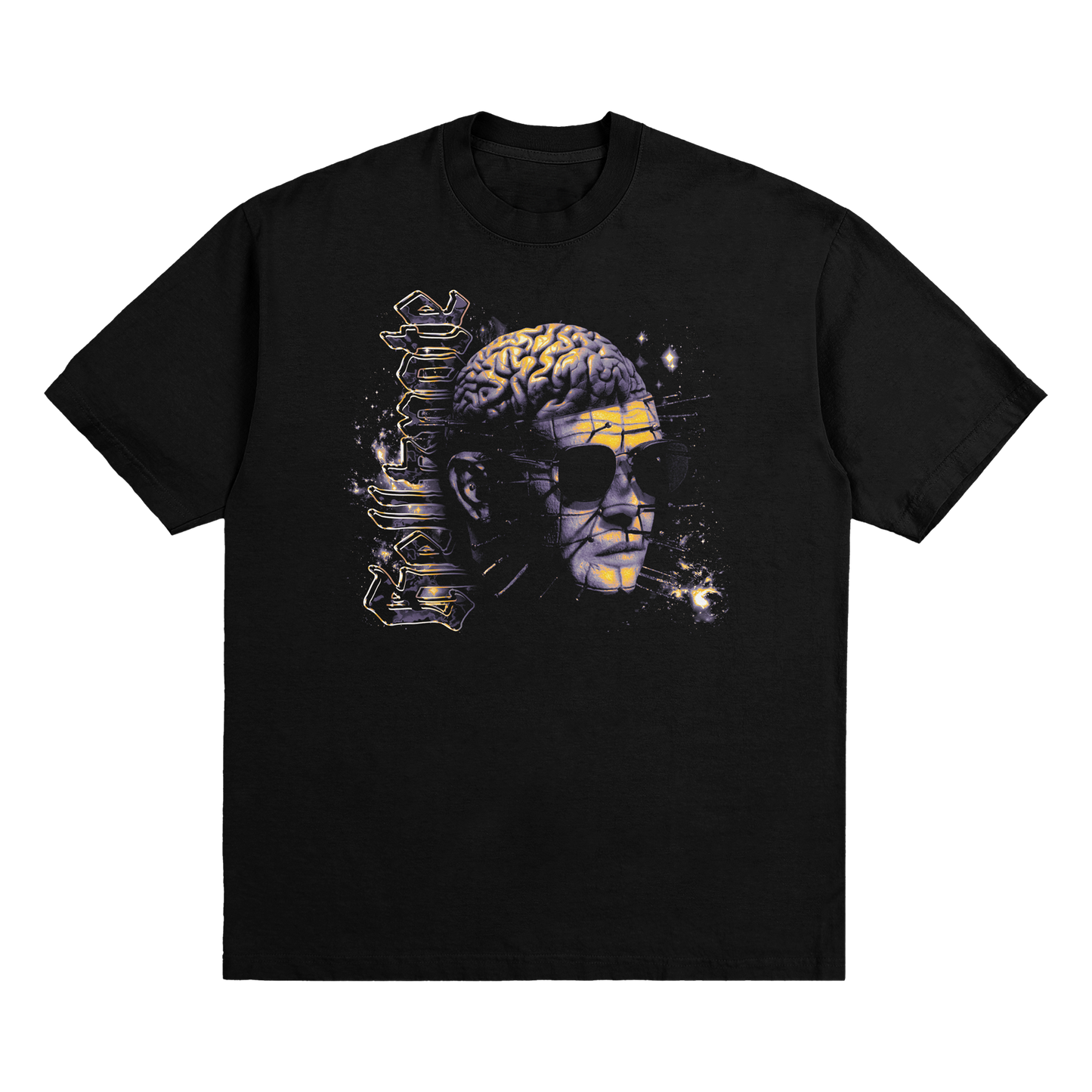 T-SHIRT MANCHES COURTES | "HELLKPOTE" - Noir