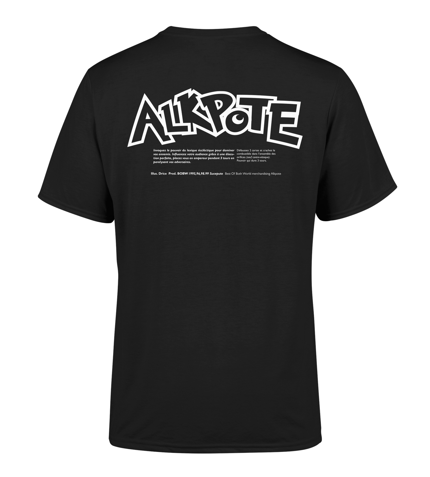 TSHIRT MANCHES COURTES "POKEPOTE JAP" | Noir