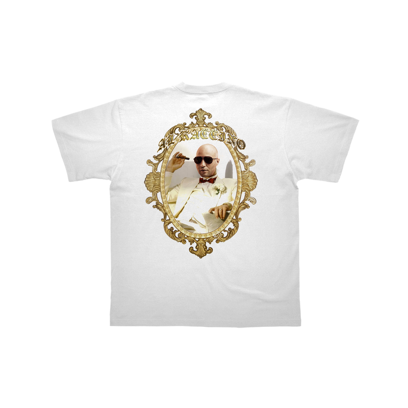 T-SHIRT MANCHES COURTES | "AL KCCINO" - Blanc