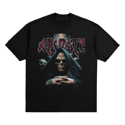 T-SHIRT MANCHES COURTES | "METALKPOTE" - Noir