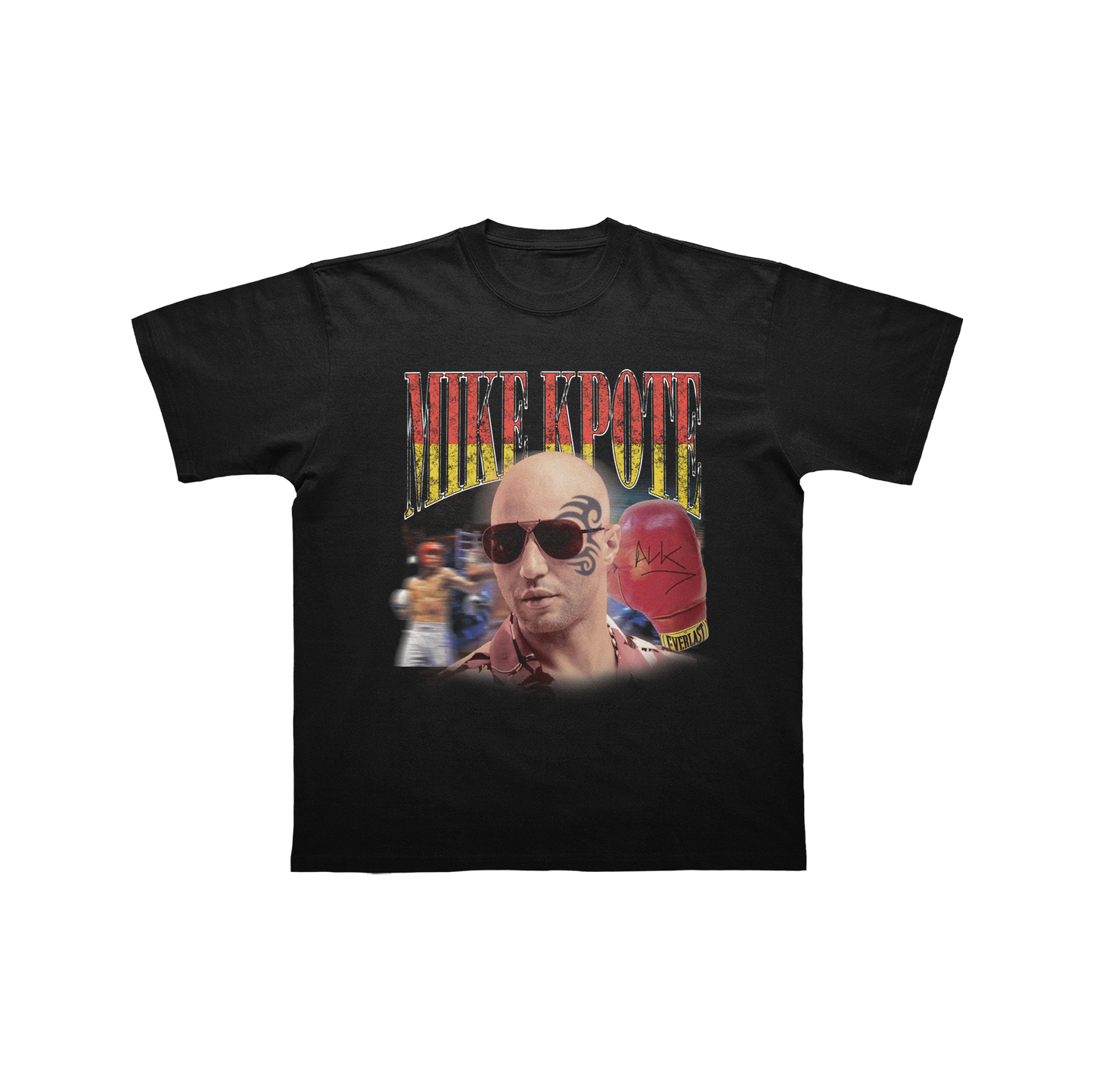 T-SHIRT MANCHES COURTES | "MIKE KPOTE" - Noir