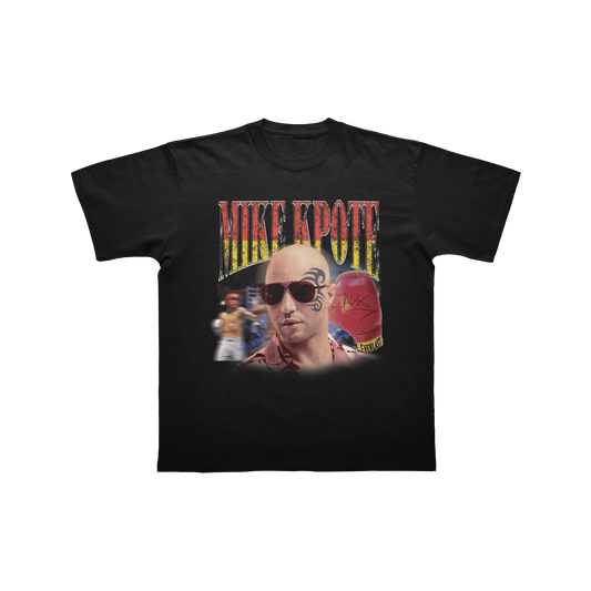 T-SHIRT MANCHES COURTES | "MIKE KPOTE" - Noir