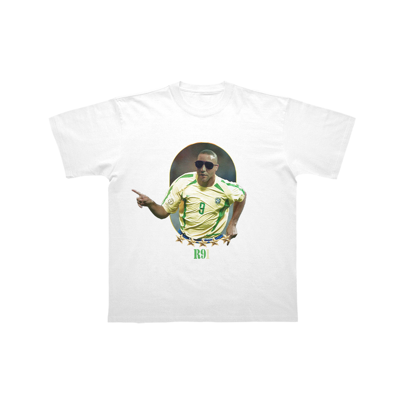 T-SHIRT MANCHES COURTES | "R9" - Blanc