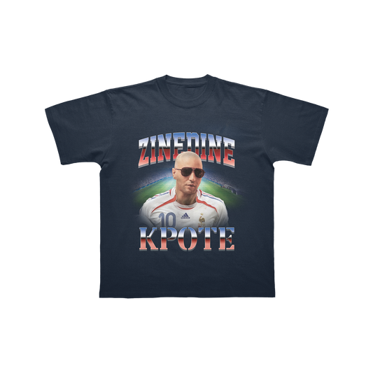 T-SHIRT MANCHES COURTES | "ZINEDINE" - Marine