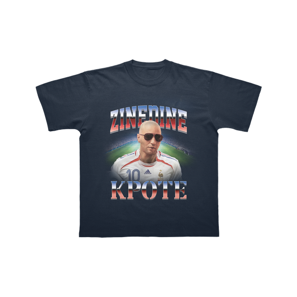 T-SHIRT MANCHES COURTES | "ZINEDINE" - Marine