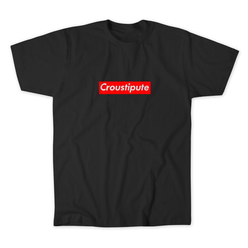 T-SHIRT MANCHES COURTES | "CROUSTIPUTE"