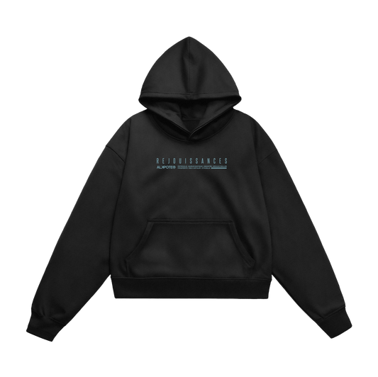 SWEAT-SHIRT CAPUCHE | "REJOUISSANCES" - Noir