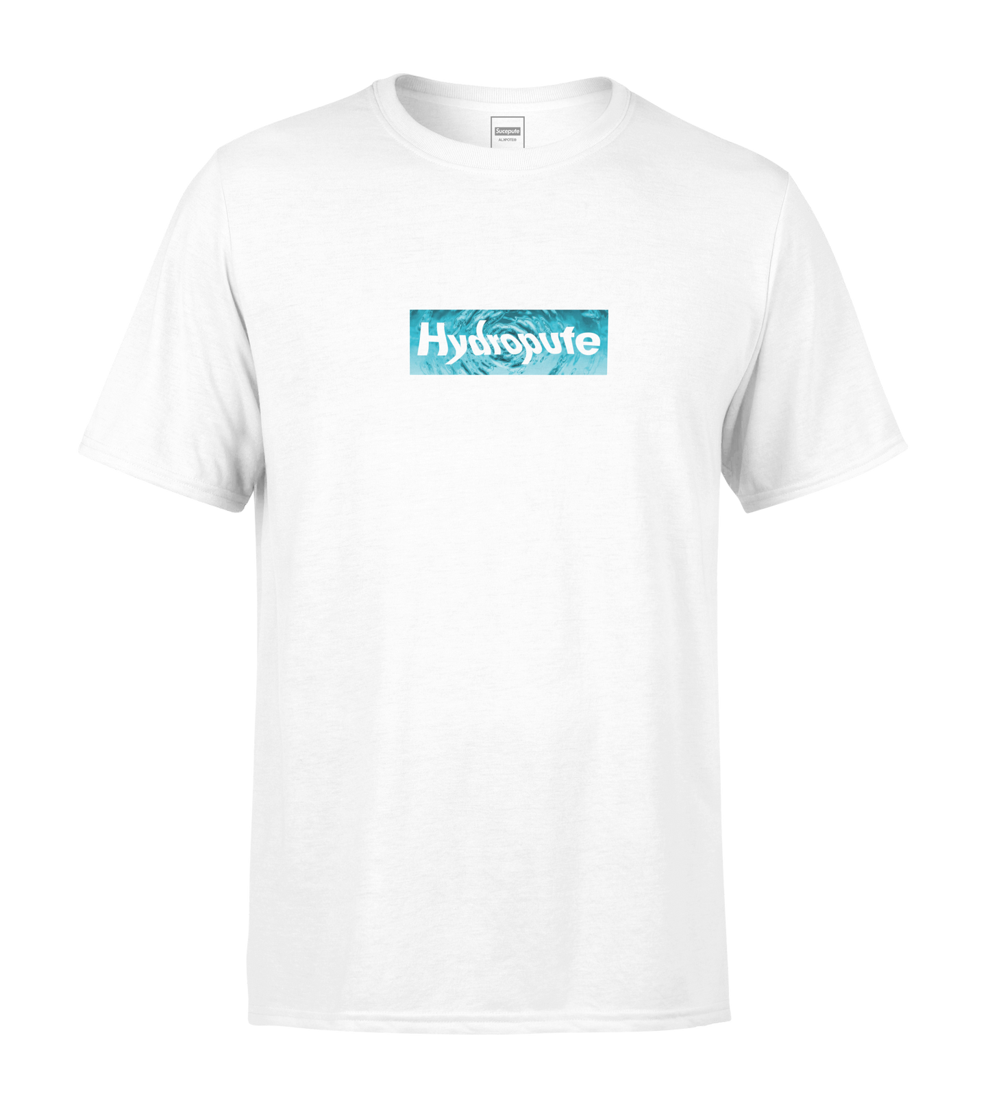 T-SHIRT MANCHES COURTES | "HYDROPUTE" - Blanc
