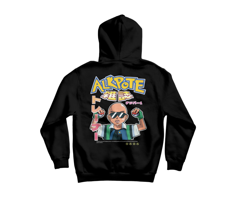 SWEAT SHIRT CAPUCHE "POKEPOTE" | Noir
