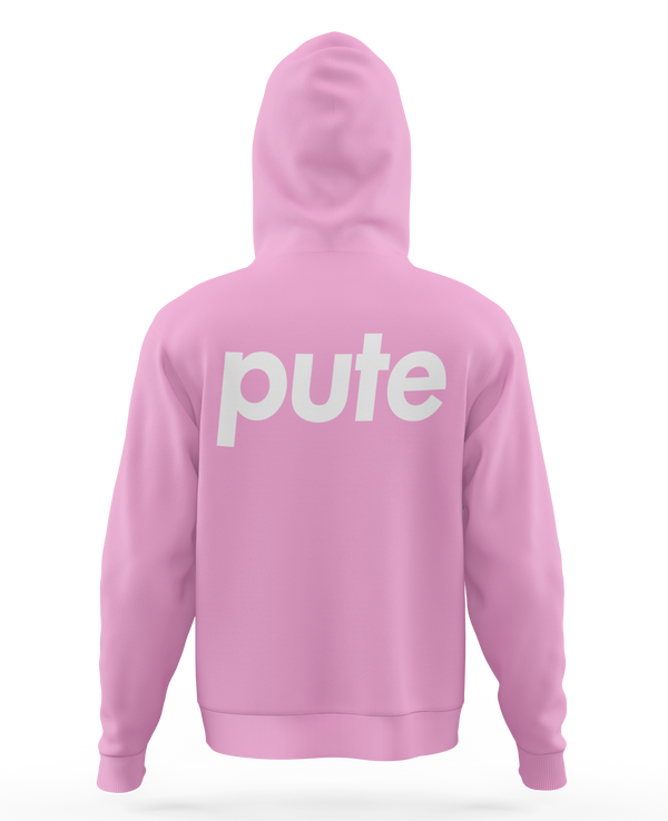 SWEAT-SHIRT CAPUCHE | "SUCEPUTE RECTO/VERSO" - Rose Clitoris