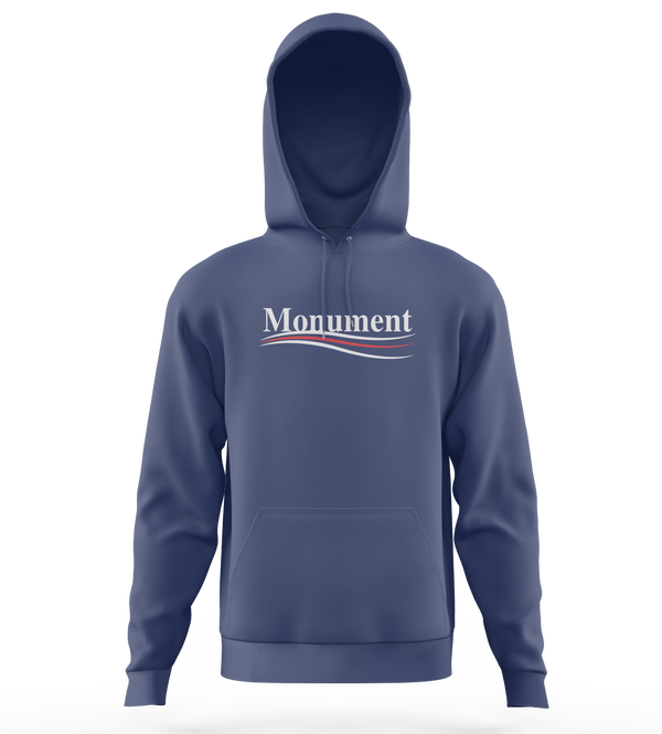 SWEAT-SHIRT CAPUCHE | "MONUMENT" - Marine