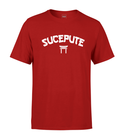 T-SHIRT MANCHES COURTES | "TEMPLE" - Rouge