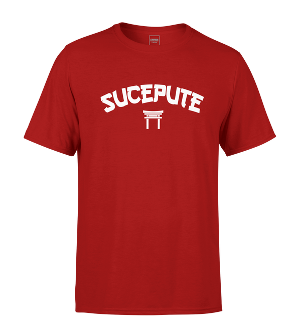 T-SHIRT MANCHES COURTES | "TEMPLE" - Rouge