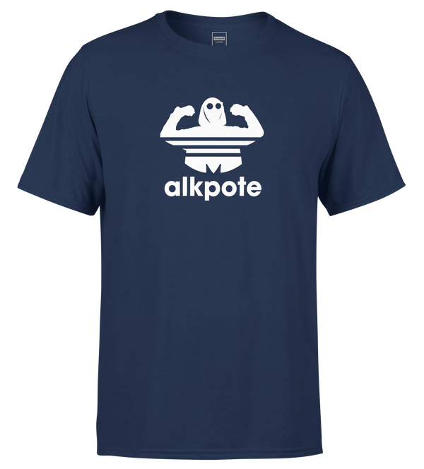 T-SHIRT MANCHES COURTES | "ALK ORIGINALS" - Marine/Blanc