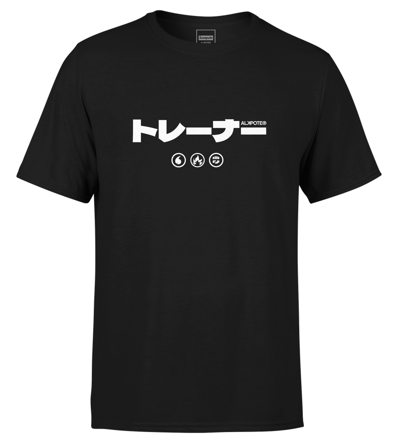 TSHIRT MANCHES COURTES "POKEPOTE JAP" | Noir
