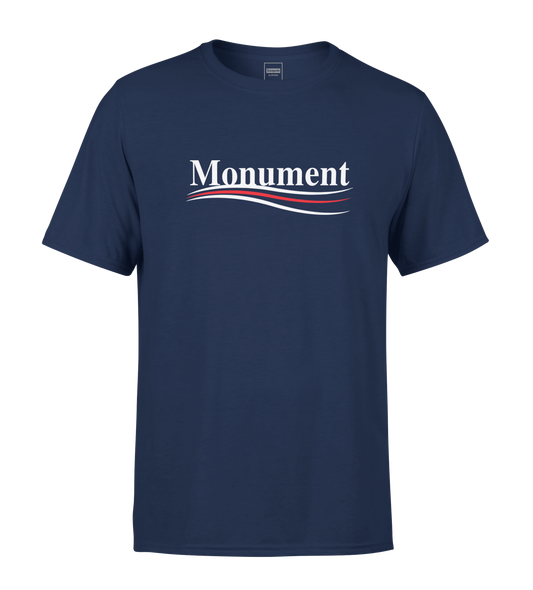 T-SHIRT MANCHES COURTES | "MONUMENT" - Marine