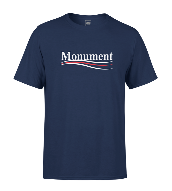 T-SHIRT MANCHES COURTES | "MONUMENT" - Marine