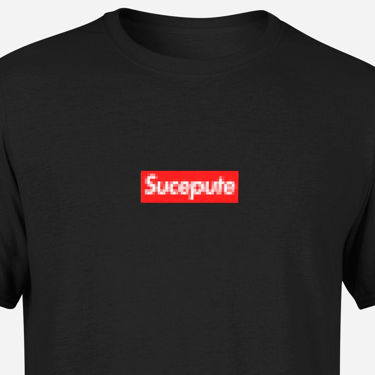 T-SHIRT MANCHES COURTES | "SUCEPUTE" - Cryptée