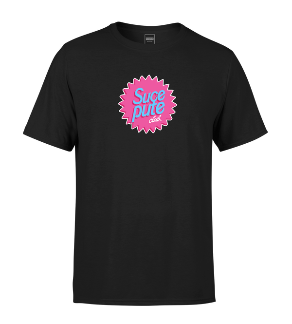 T-SHIRT MANCHES COURTES | "SUCEPUTE SUMMER CLUB" - Noir